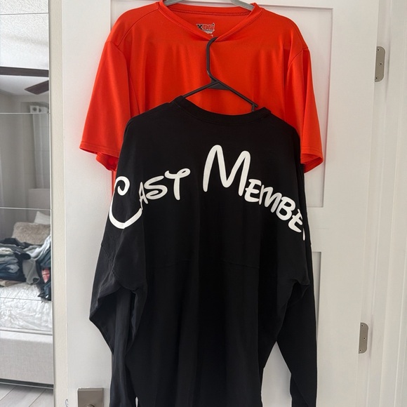 SPIRIT JERSEY Other - Black 'Cast Member' Graphic Sweatshirt by Unbranded - Bold White Script